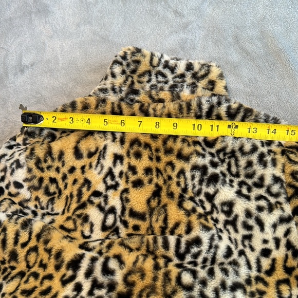 🎯❤️NWT Style Me Petites Faux Fur Coat Leopard Size PS - Picture 14 of 15